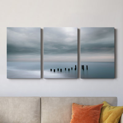 Cape May Morning - ensemble de 3 impressions sur toile tendue