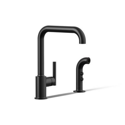 Purist Two-Hole Kitchen Faucet with Sidespray