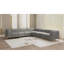 Chesterfield Corner Sofa L-Shape  with Gold Metal Legs-310779361-420588192-420624074