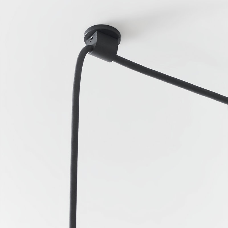 Cupola 8 - Light LED Pendant, Nightshade Black