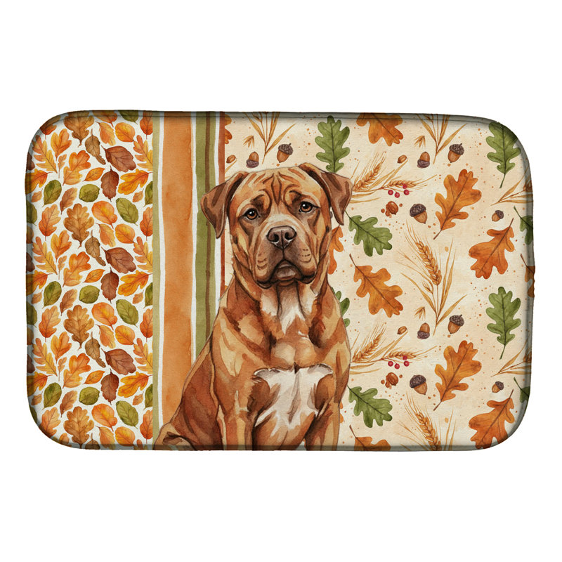 Tapis de séchage en acajou héritage Dogue de Bordeaux