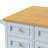 Blue Grey 52'' Drop Leaf Kitchen Island. Generous Storage With 2 Cabinet Doors, 5 Drawers, Towel And Spice . Adjustable Shelf. Mobile On Wheels, Lockable. Oak Veneer. Classic Delight Plentiful-59823616