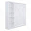 Lit escamotable multifonctionnel avec tablettes-1351996028