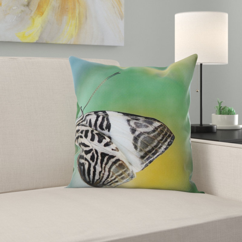 Coussin décoratif papillon