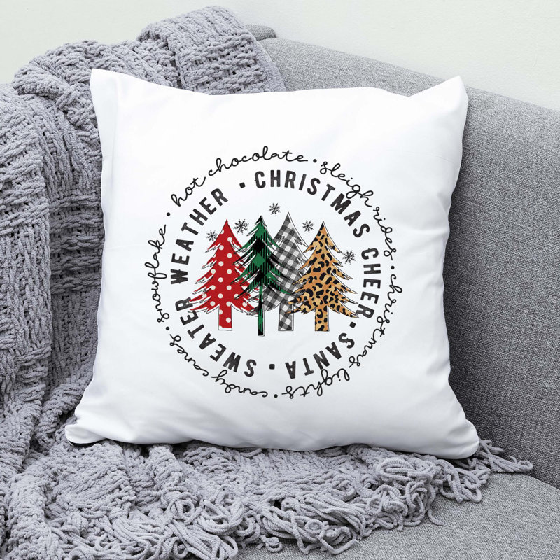Christmas8_2 Reversible Throw Pillow, 20" x 20"