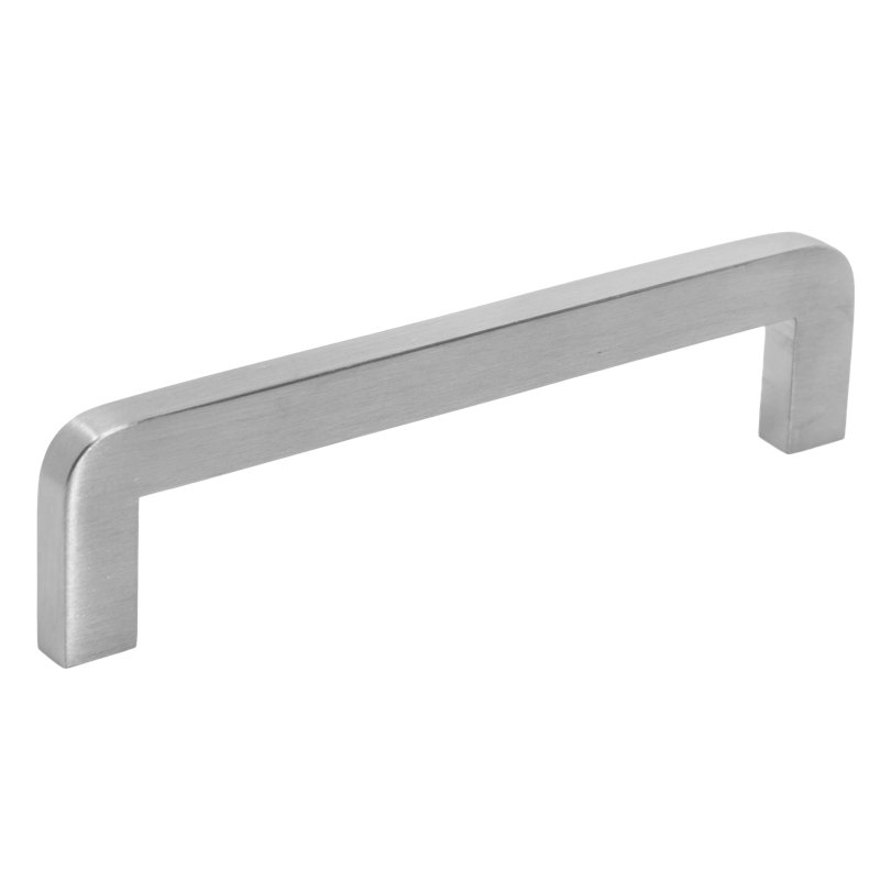 Rectangular Cabinet Pull, Satin Brass, 5"