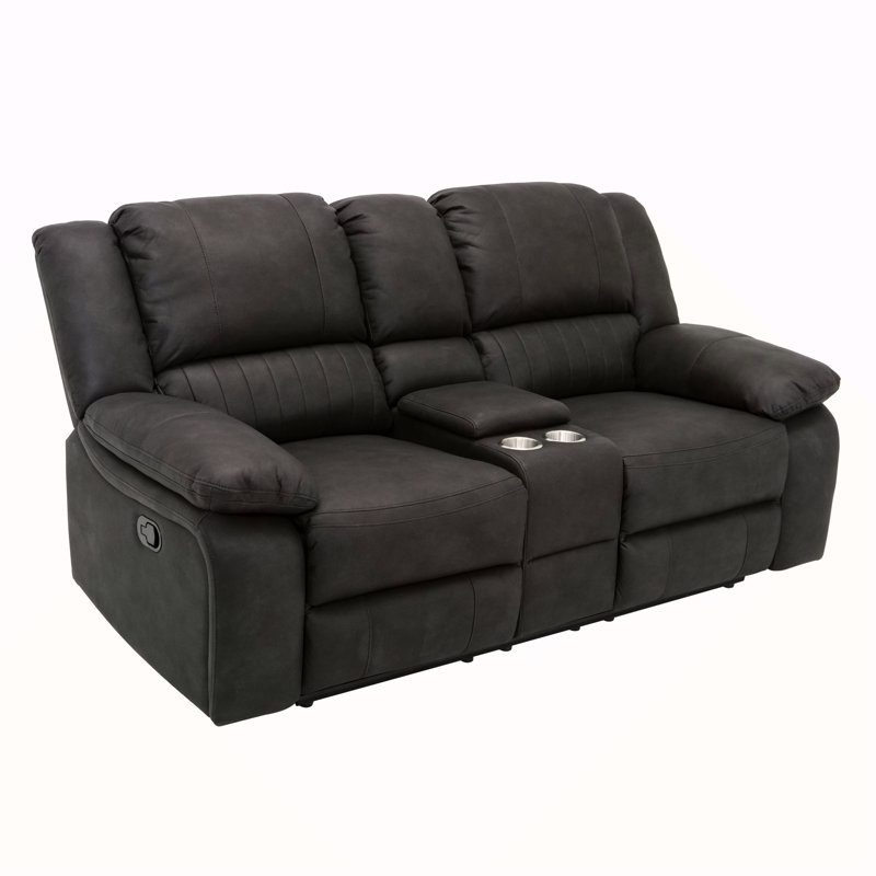 Causeuse inclinable noire
