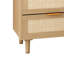 Commode 6 tiroirs en rotin