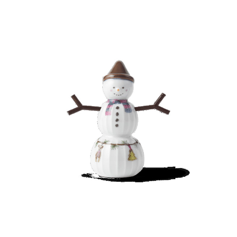 Hammershoi Christmas Snowboy H 3.5" White W. Deco