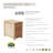 Gohoho Solid Wood Laundry Hamper-711059442