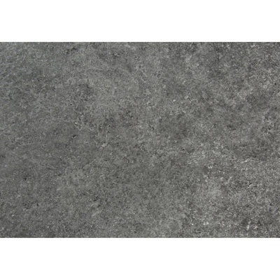 48 po l Bureau d'ordinateur pour bureau personnel fonctionnel - Plateau en stratifié gris avec pieds en métal noir, 4 tablettes