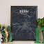 Bern City Map - No Frame Print-1973225969