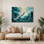 Art mural en métal Sports Freediving