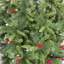 Arbre de Noël artificiel à l'envers avec aiguilles vertes