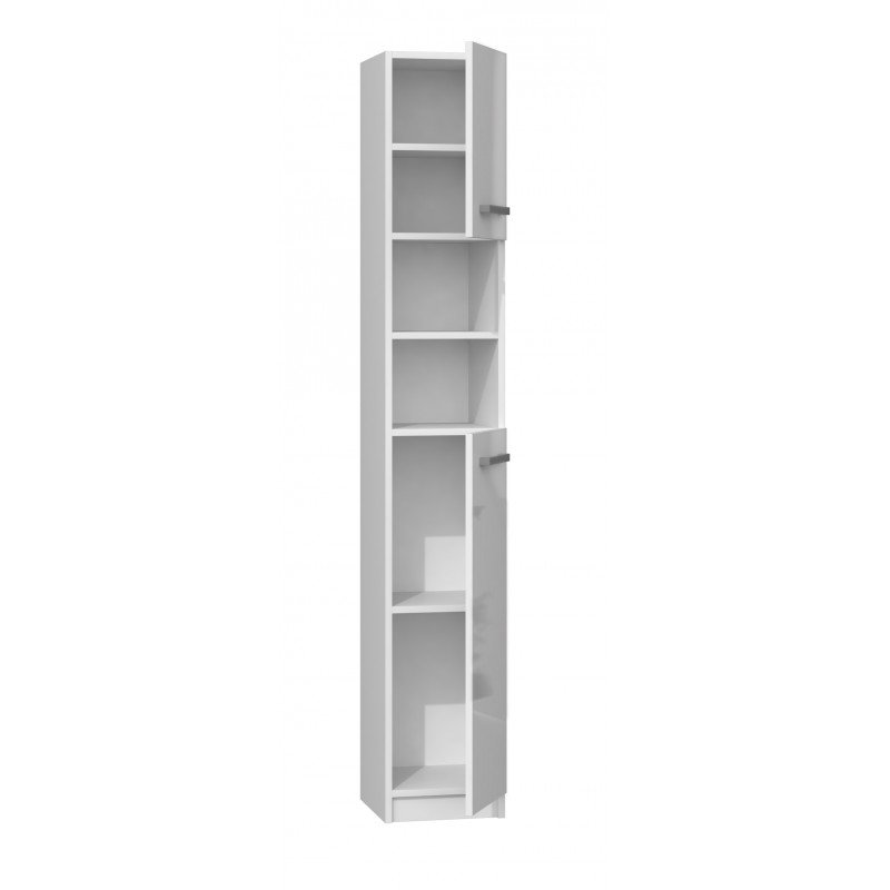 Davena Laminate Bathroom Cabinet, White Gloss