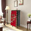 Armoire florale peinte à la main avec plateau spacieux