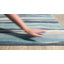 Tapis turquoise / beige à motif abstrait Mote-95728104