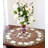 Magnolia on Brown Table Topper (33" Round)