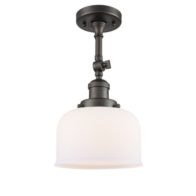 Plafonnier simple semi-encastré 8 lumières Handley