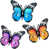 Blue/Yellow/Purple