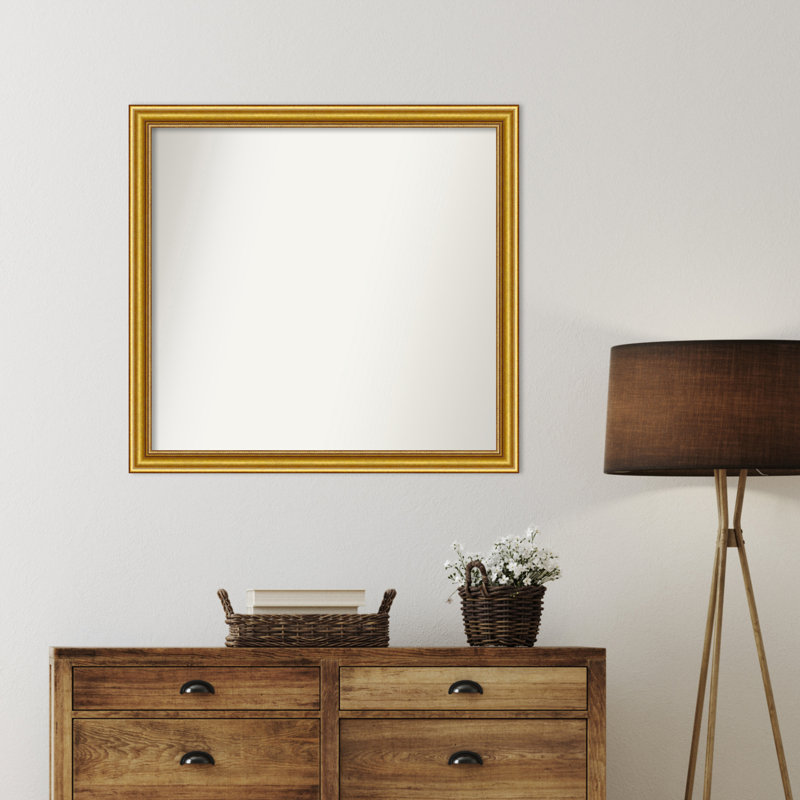 Tailey Solid Wood Wall Mirror, 33.75" x 35.75"