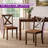 Deral 6-piece Farmhouse Wood Dining Set with Bench, Brown-751037551
