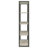 Loomis Whitewashed Grey 4-Shelf Bookshelf