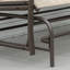 Banc oscillant avec table centrale Outsunny