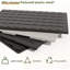 Remise de rangement extérieure en plastique avec plancher, remise en résine avec fenêtre et porte verrouillable pour le jardin, la cour, rangement pour outils, facile à installer en beige-120143781-120143783