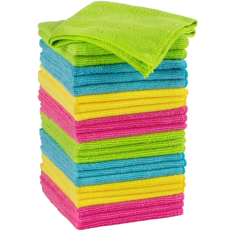 Ensemble de chiffons de nettoyage, Multicolore