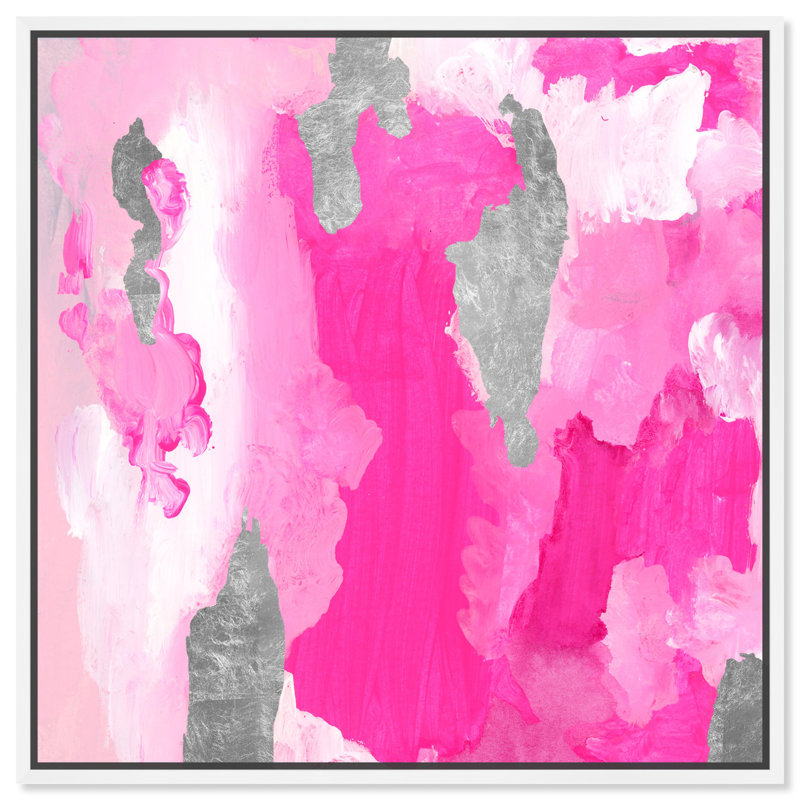 Ciel - impression d'art graphique, H 20 po x l 20 po x 1,5 po, Toile blanche encadrée