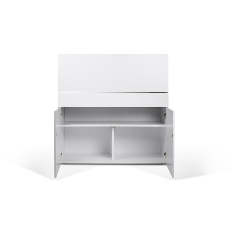 Farinella Secretary Desk, White