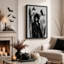 Art mural sur toile noir et blanc-1445216989