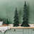Flocked Tabletop Trees