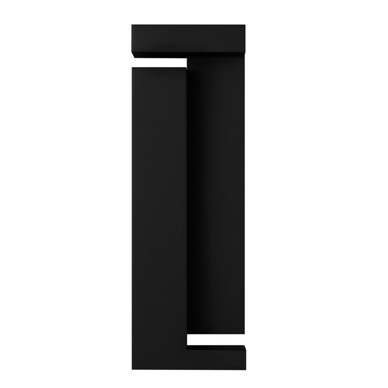 High - Performance 18 Inch Led Wall Sconce, 3 Color Temperature Selectable  3000K / 4000K 5000K , Dimmable With Compatible Dimmers, Energy Smart  850 Lumens 30W , Black Steel Material, Silk Screen