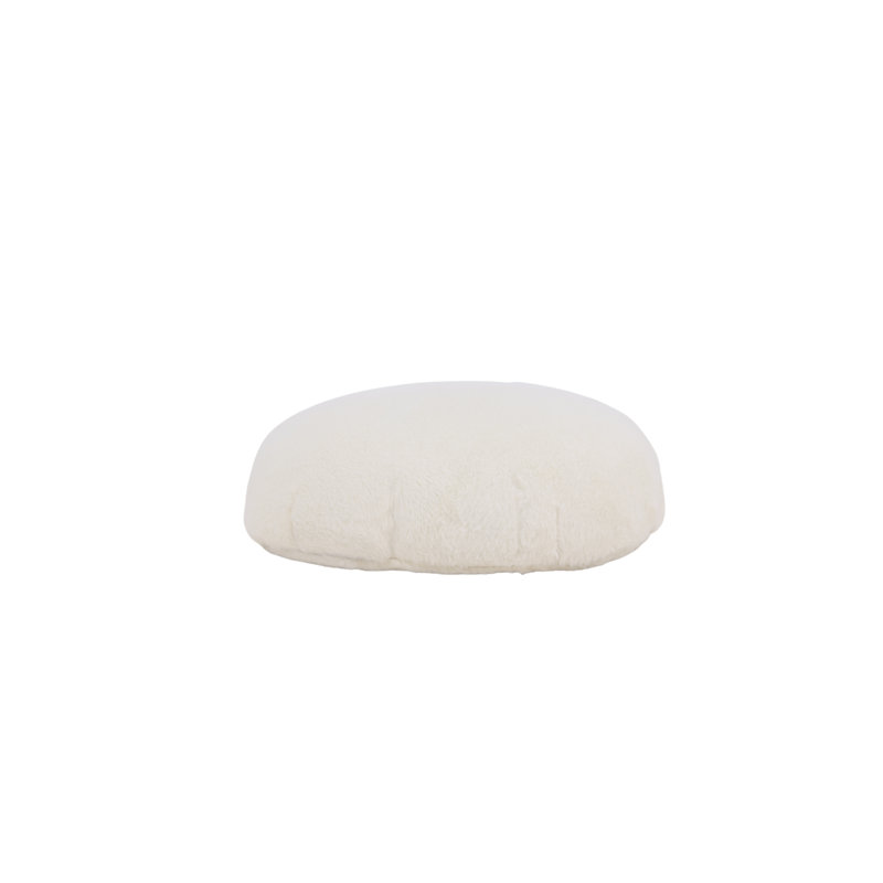 Keramettin 40cm Wide Round Footstool Ottoman