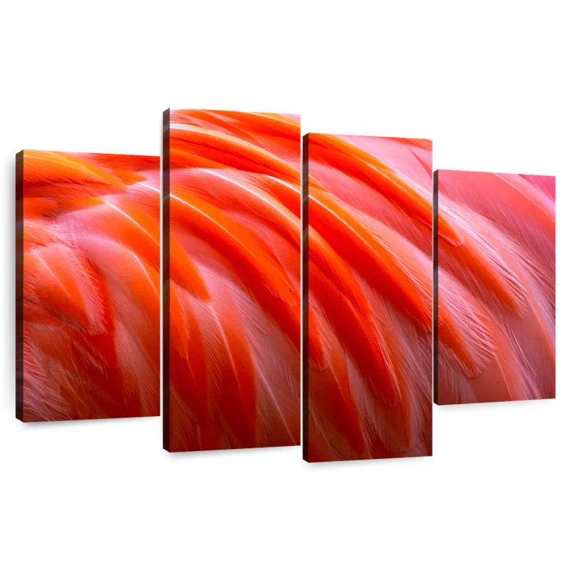 Brampt Bright Pink Flamingo Feathers