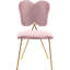 Chaise d'appoint en velours Angel-1136189234