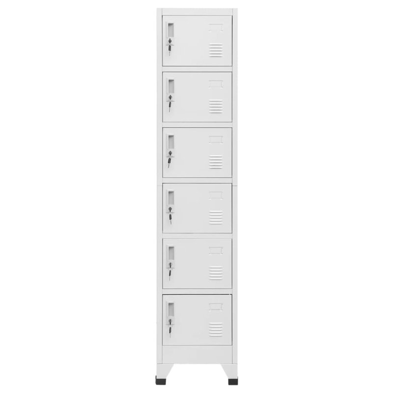 Wachtel Metal 6 Or More - Tier 38cm with Key, Grey