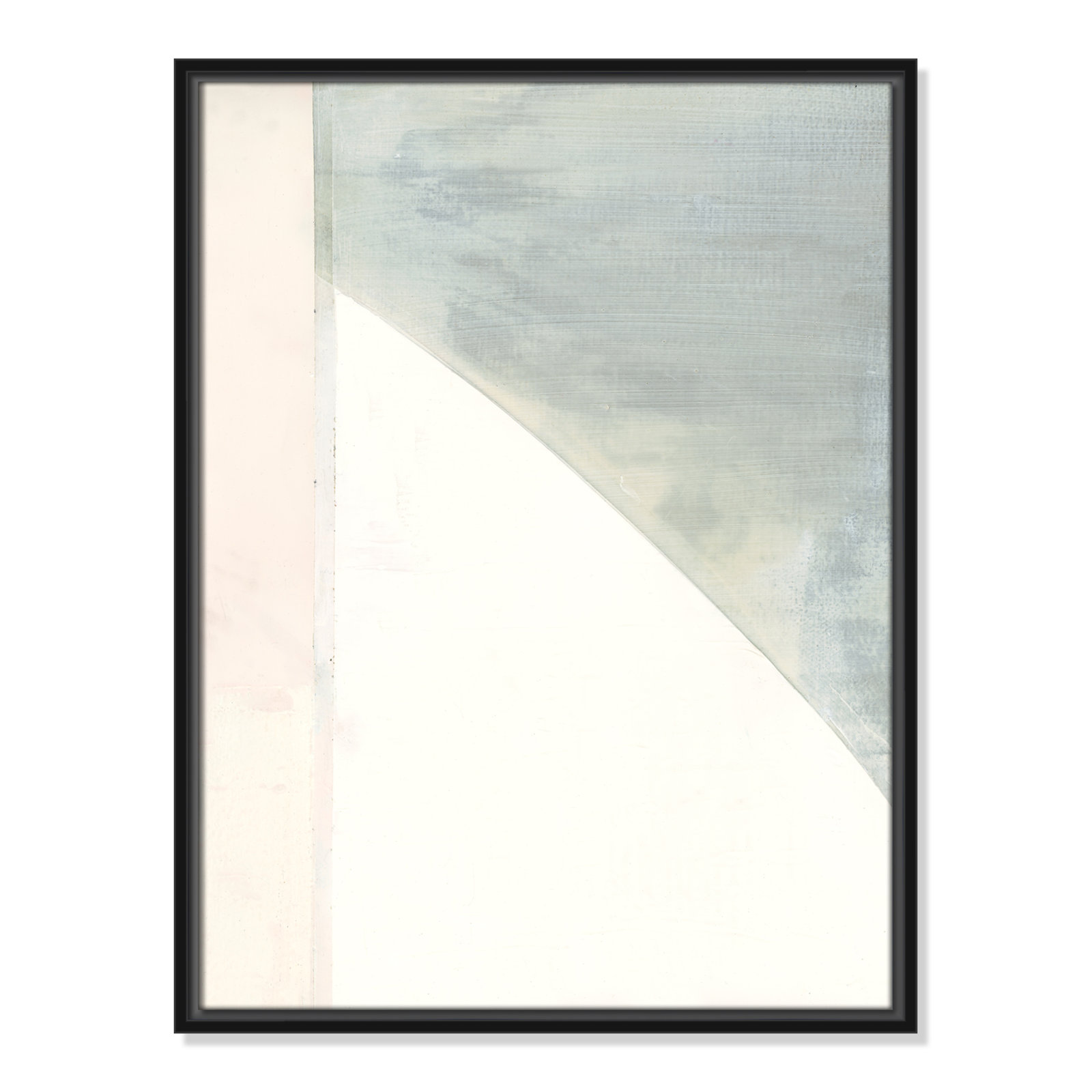 In Neutral I - Painting Print, Black Framed Canvas, 25.5" H x 19.5" W x 2" D
