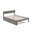 Lit plateforme avec lit gigogne en bois massif Farrah de Three Posts ™-49622930-49622931