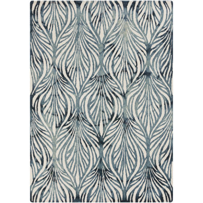Sampson Hand Tufted Wool Geometric Indoor Rug