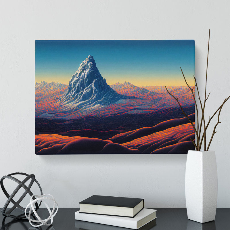 Majestic Mountain Landscape - Wrapped Canvas, 50cm H x 76cm W x 3cm D