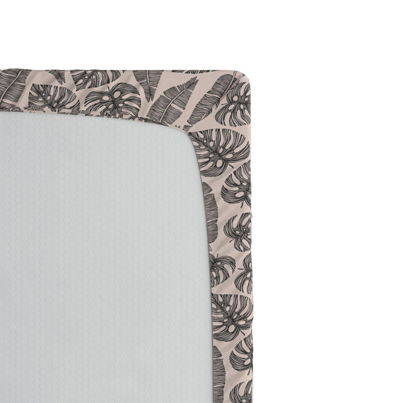 Microfiber Floral Fitted Sheet, Twin XL Fitted Sheet