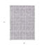 Tapis intérieur / extérieur argenté 9 'x 12' Medallion