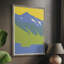 Bright Glacial Lake I, reproduction encadrée - bois massif-800226369