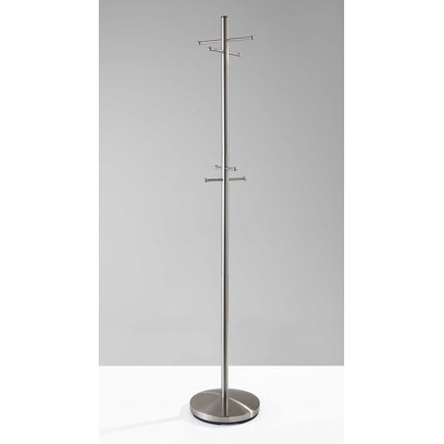 Anyelis Steel Freestanding 8 - Hook Coat Rack