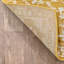 Dazzle Gold/White Disa Vintage Medallion Soft Rug-47446003