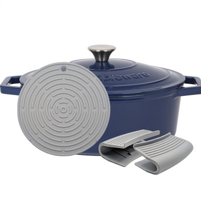 Argon Tableware - Oval Cast Iron Casserole Dish