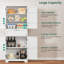 Grande armoire de rangement pour garde-manger 67 po Jymari, 1 grand tiroir et 2 grandes armoires-455544196-455544216